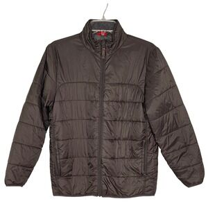 Gap Kids XXL 14-16 Dark Graphite Gray Primaloft Puffer Jacket Full Zip Quilted